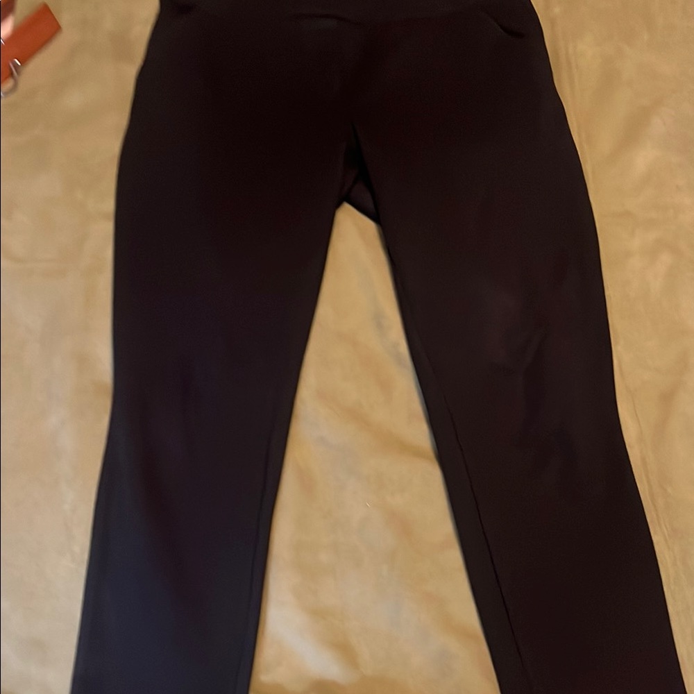 Elegant Black Cropped Pants
